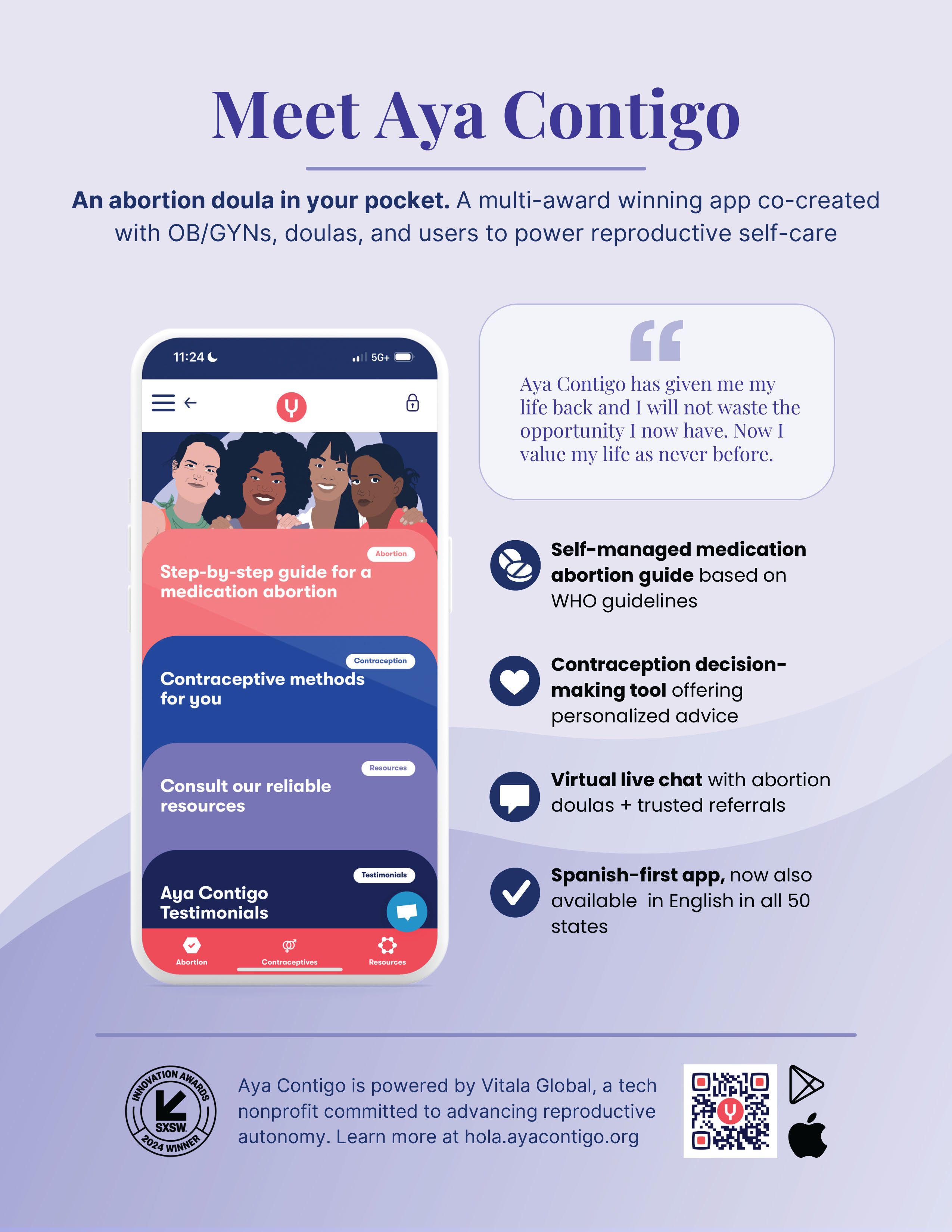 SoulTech Magazine Aya Contigo ad