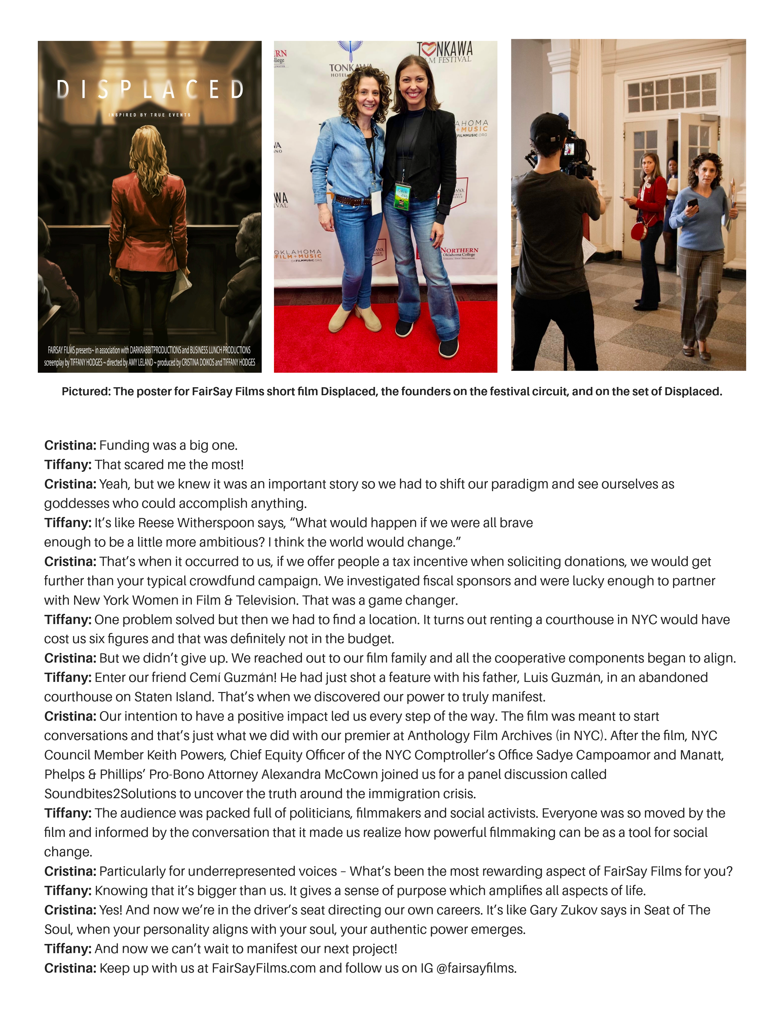 SoulTech Magazine' Goddesses Glowing-Up Feature: FairSay Films